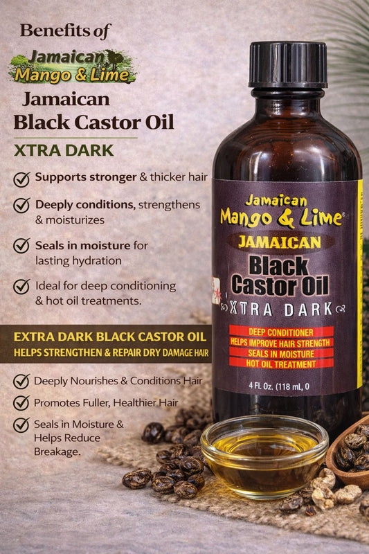 Jamaican Mango & Lime – Black Castor Oil Xtra Dark 118ml
