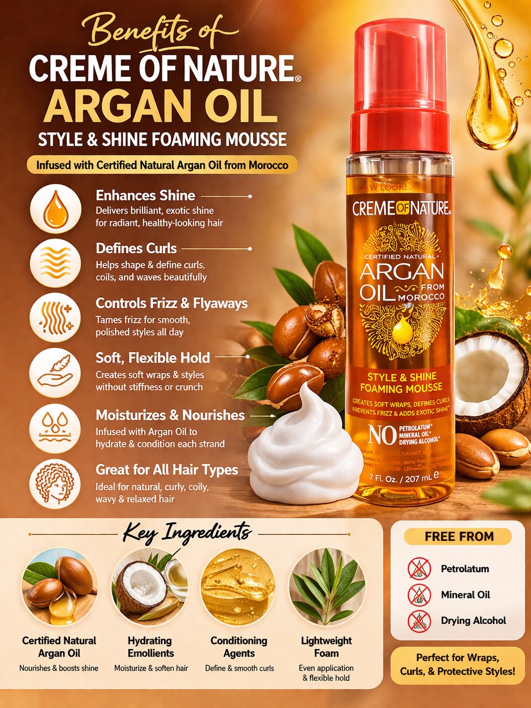 Creme of Nature Argan Oil Style