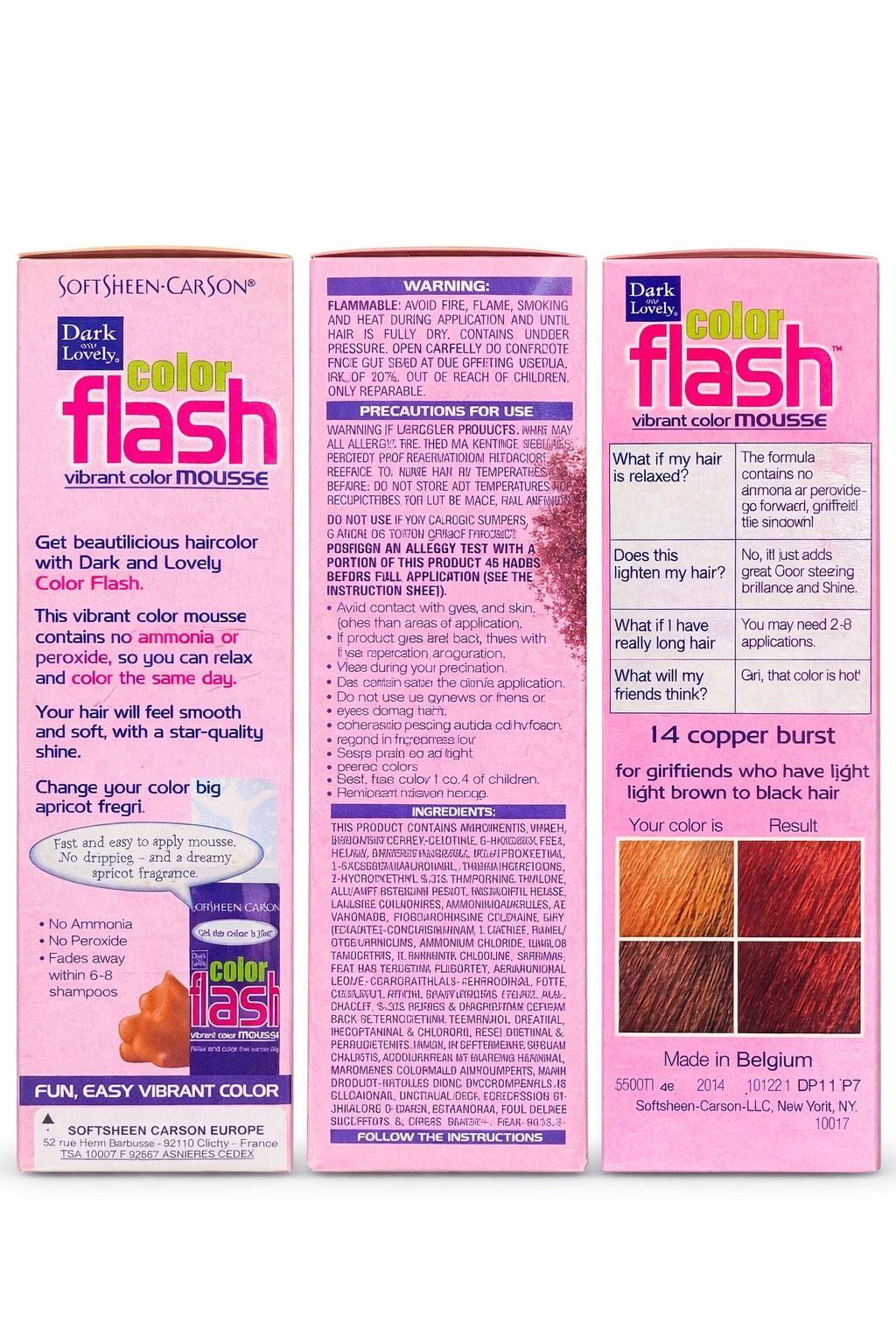 Vibrant hair Color Mousse